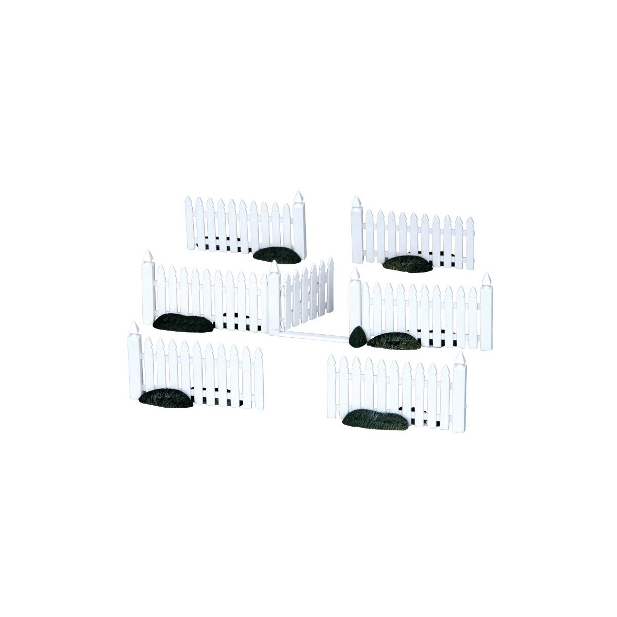 Clôtures blanches lot de 7 Lemax
