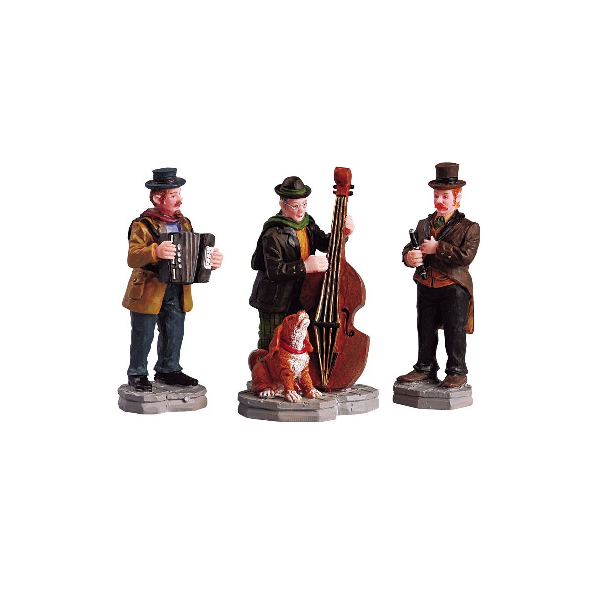 Musiciens de rue lot de 3 pièces Lemax
