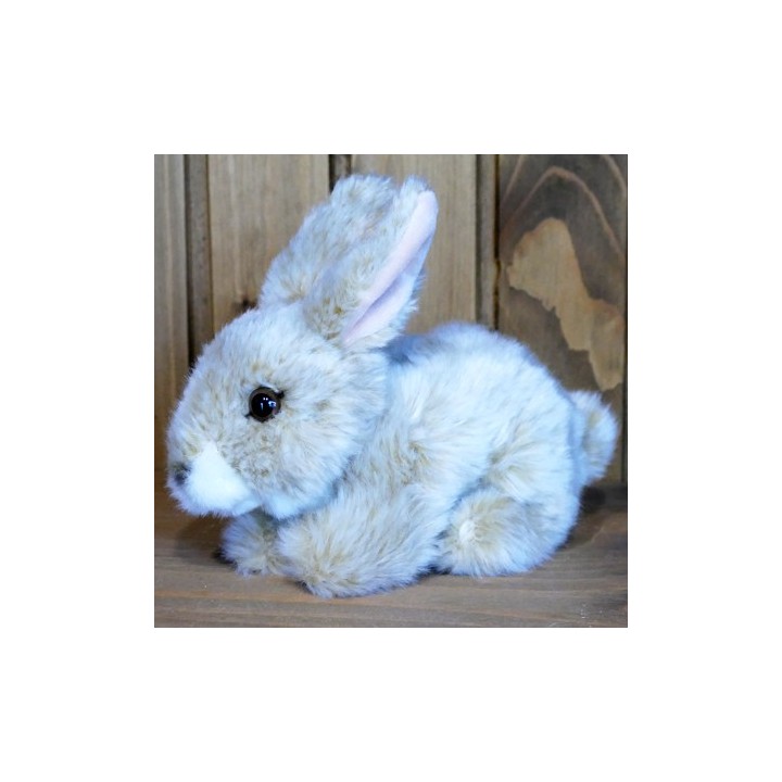 Peluche lapin beige 18 cm