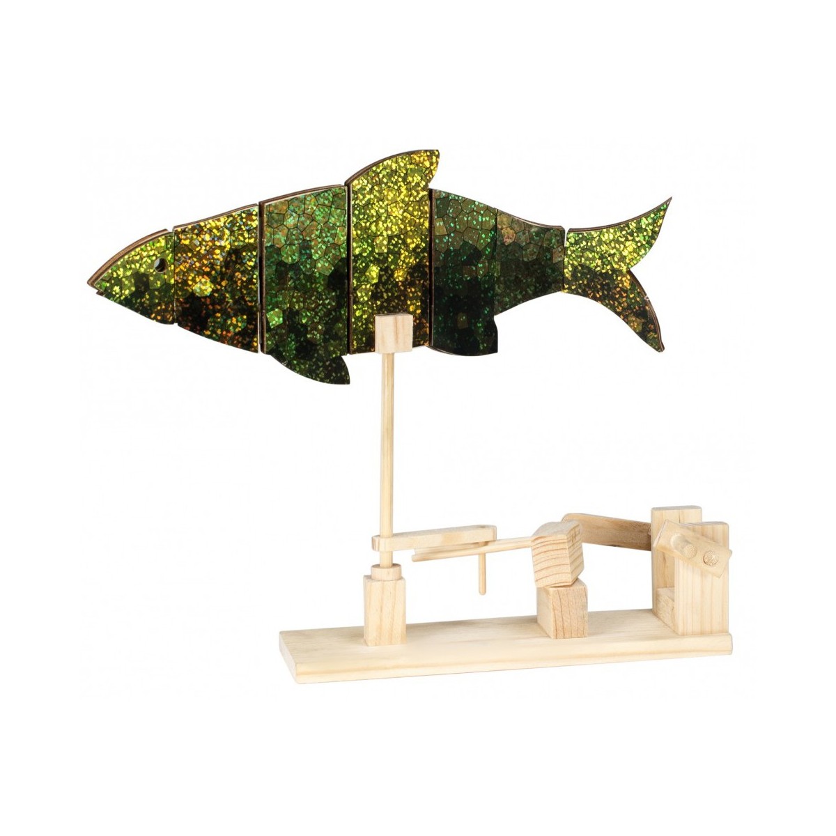 Automate en bois poisson en kit 21 cm