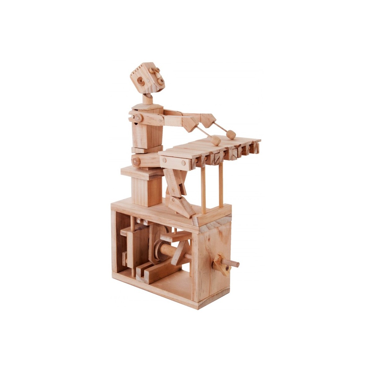 Automate en bois joueur de xylophone en kit 26 cm