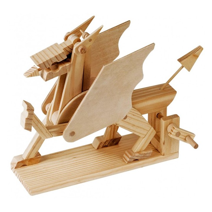 Automate en bois dragon en kit 18 cm