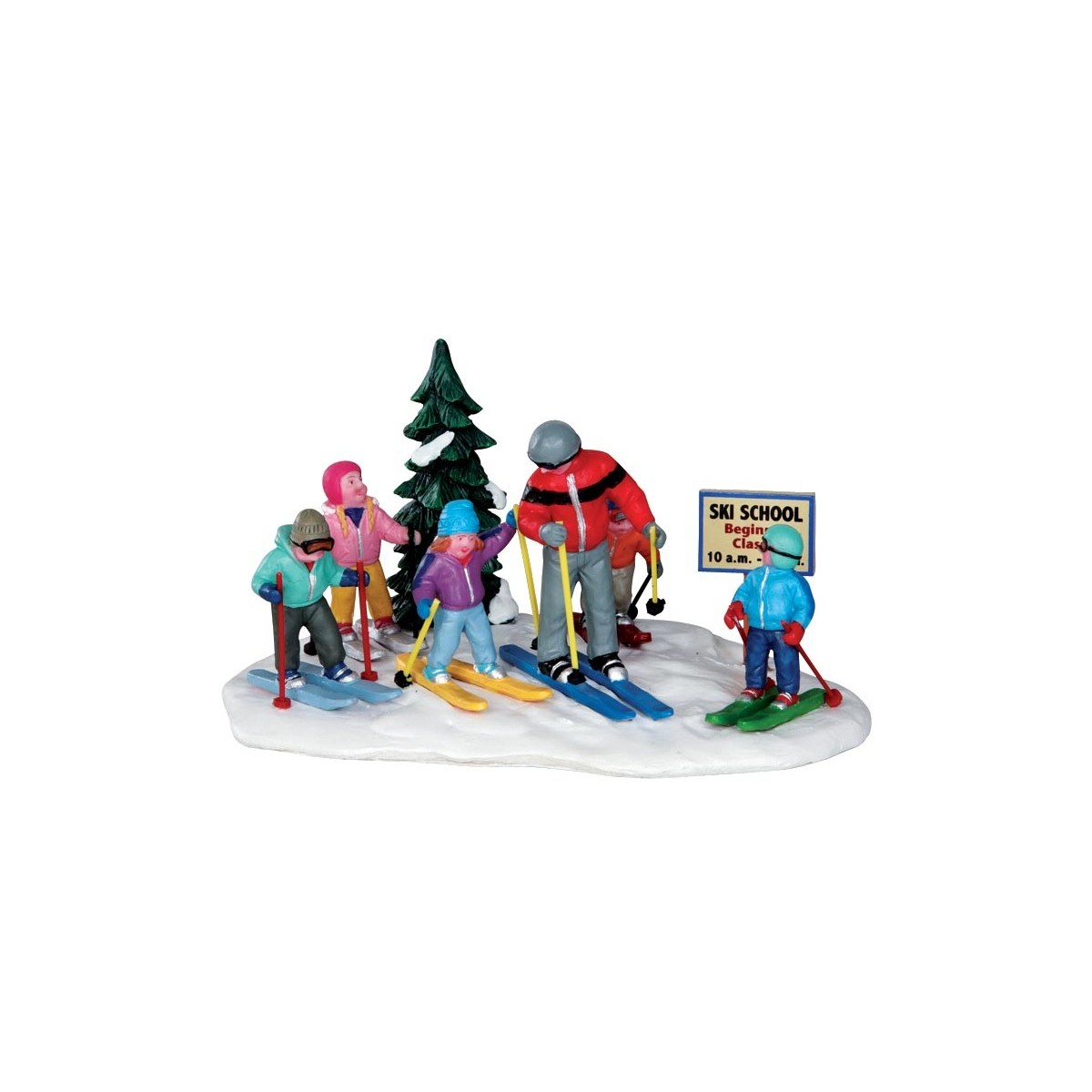 Enfant en cours de ski Lemax Vail Village
