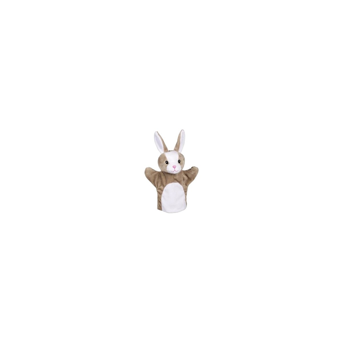 Marionnette à main en tissu lapin 24 cm