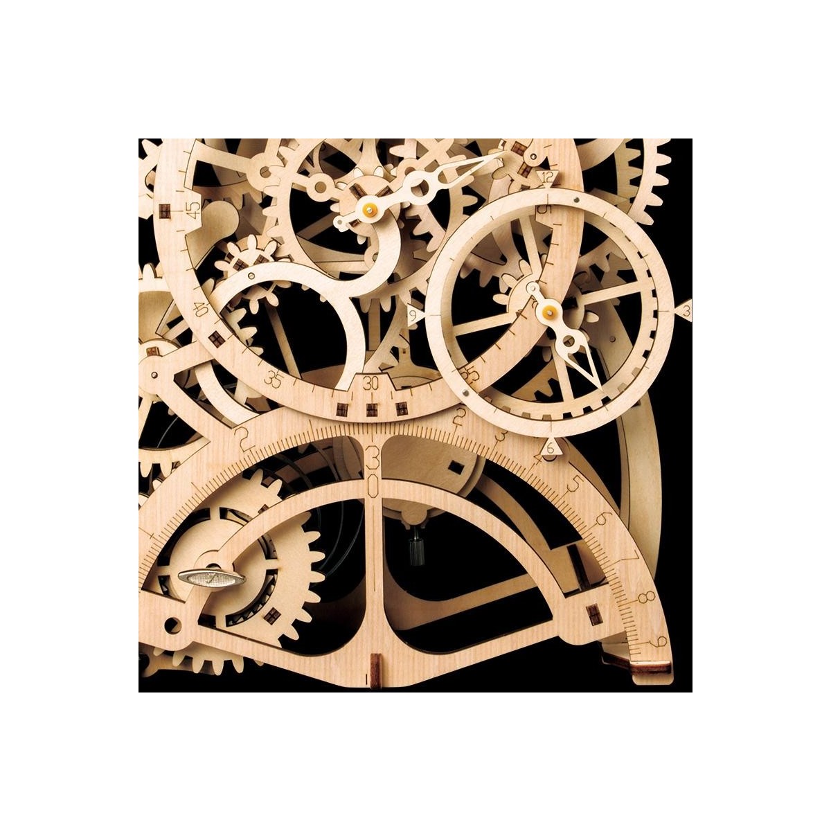 Maquette en bois Pendule animée