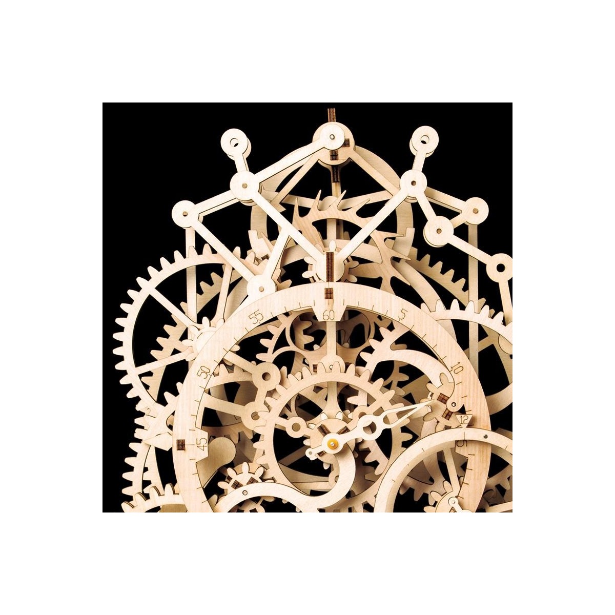 Maquette en bois Pendule animée