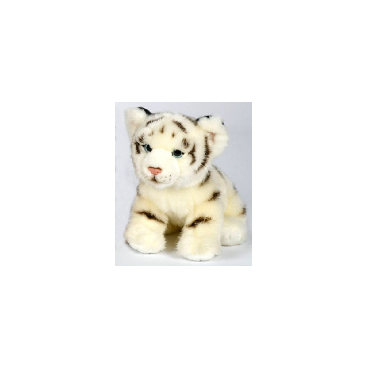 Peluche tigre blanc 26 cm