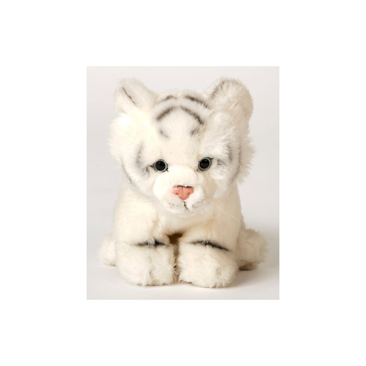Peluche tigre blanc 21 cm