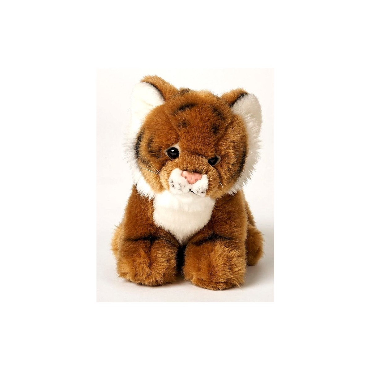 Peluche tigre brun 21 cm