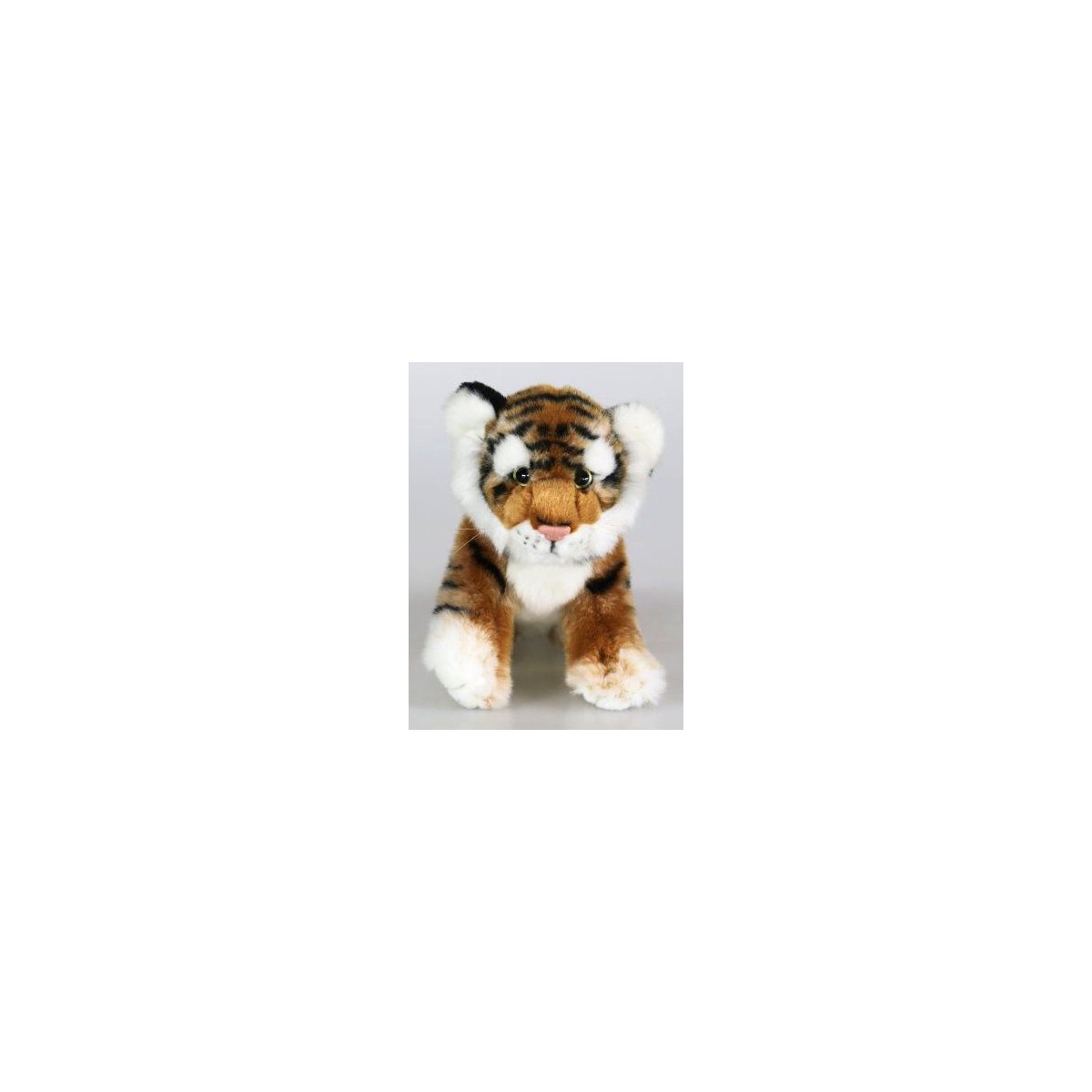 Peluche tigre brun 23 cm