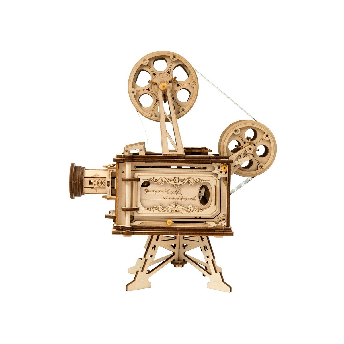Maquette en bois Projecteur Vitascope animé
