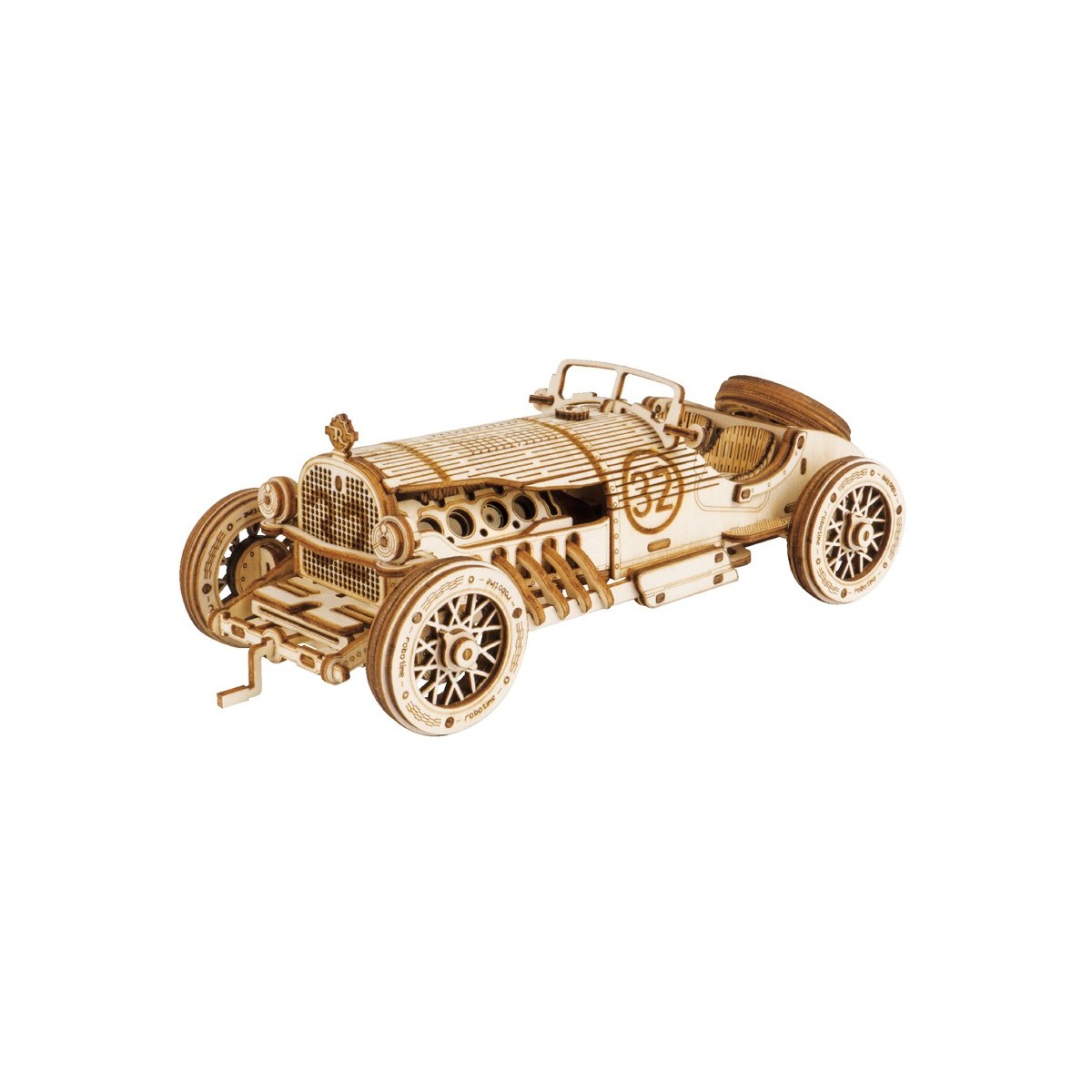 Maquette en bois Voiture ancienne Grand Prix