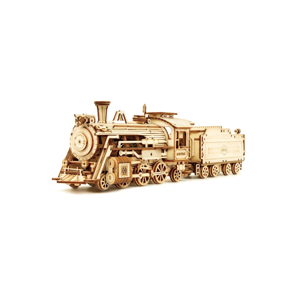 Maquette en bois Locomotive à vapeur