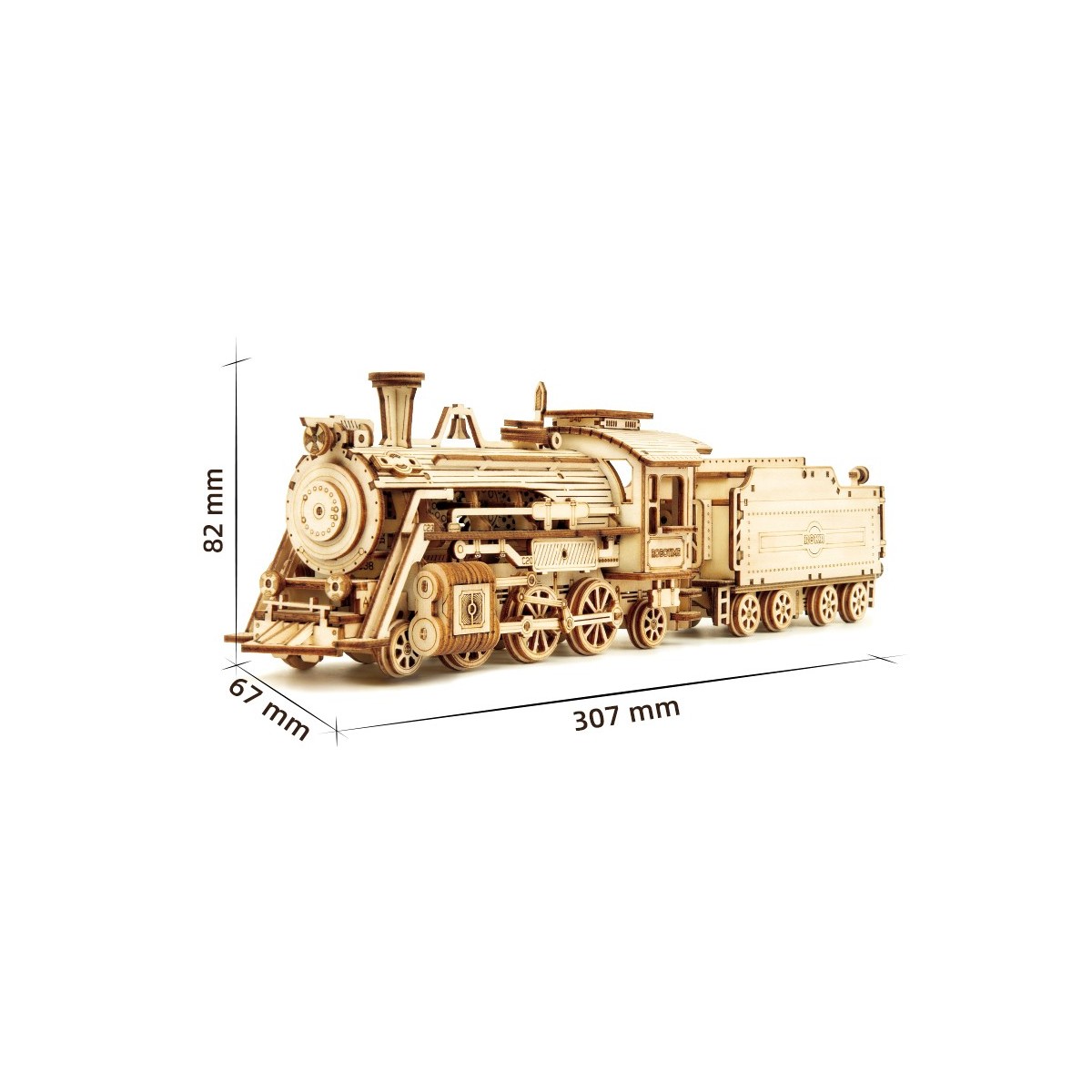 Maquette bois Locomotive à vapeur