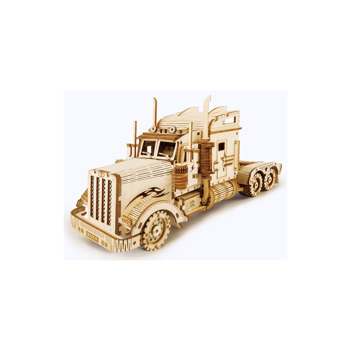 Maquette en bois Camion américain