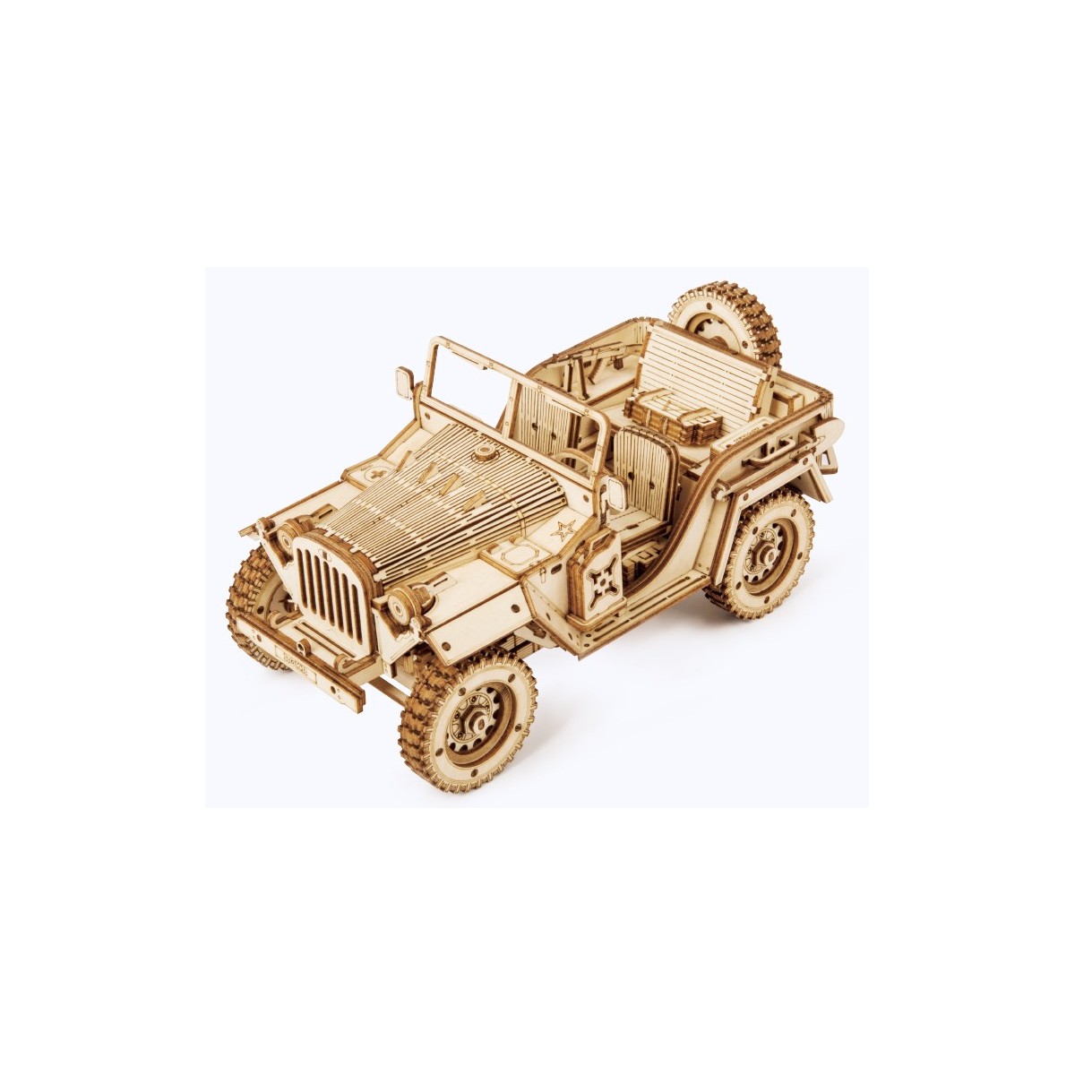 Maquette en bois Voiture Jeep 4x4