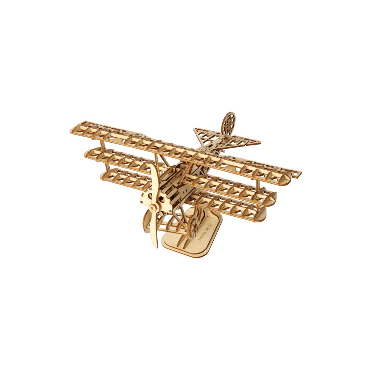 Maquette en bois Avion Triplan