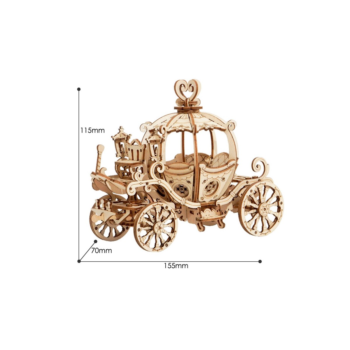 Maquette en bois Carrosse