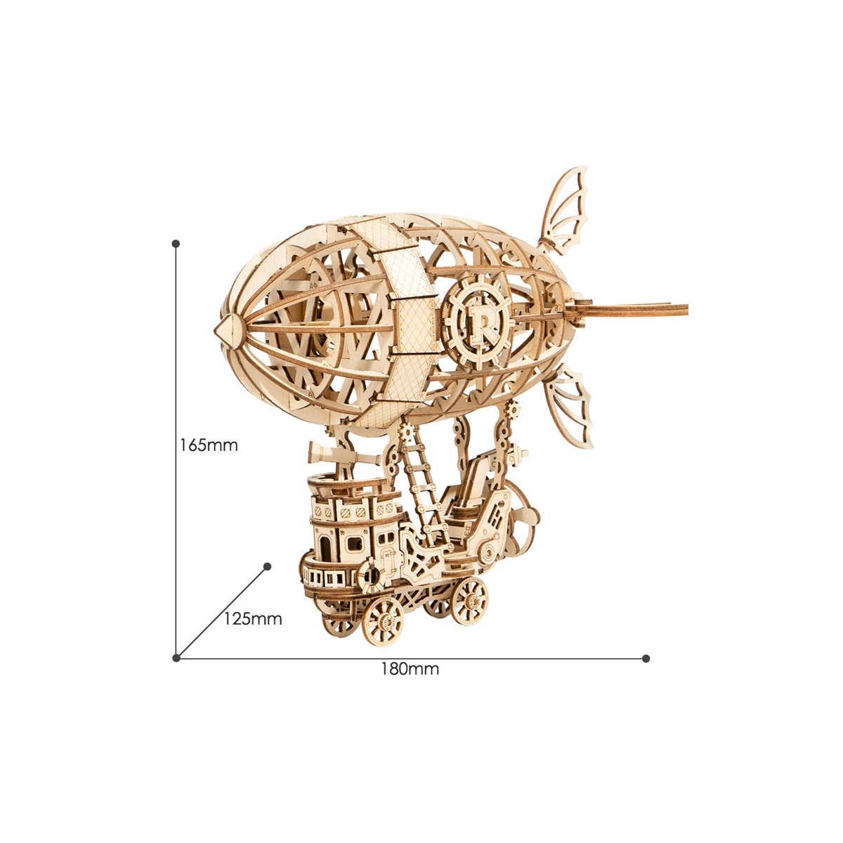 Maquette en bois Ballon Dirigeable