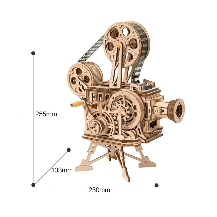 Maquette en bois Projecteur film Vitascope animé