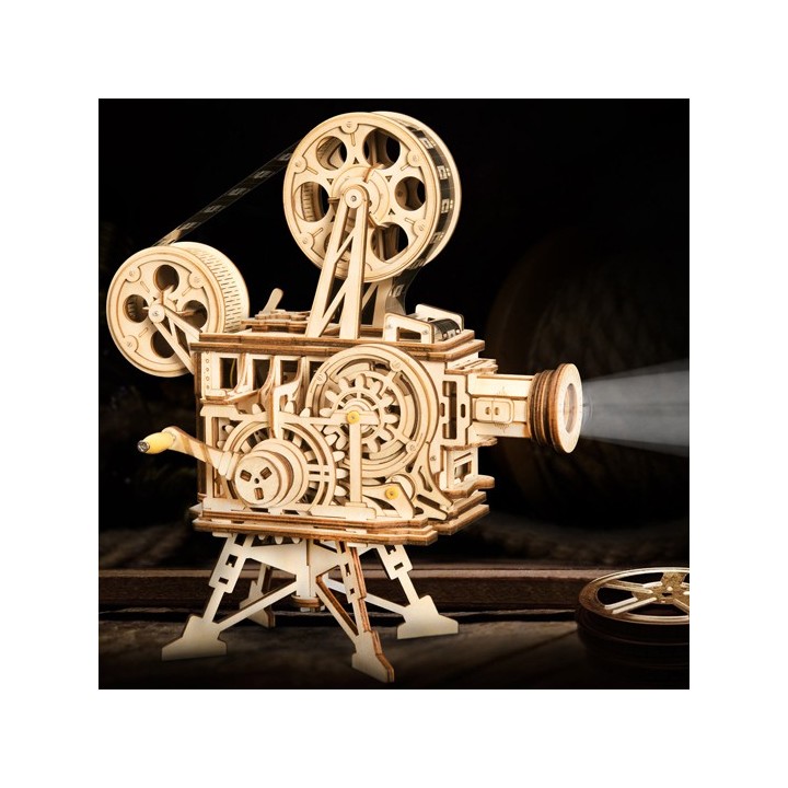 Maquette en bois Projecteur film Vitascope animé