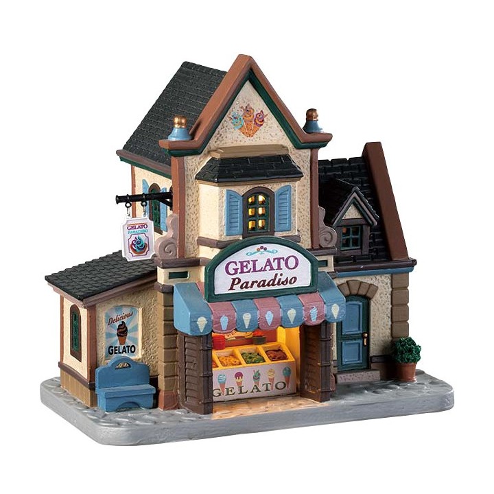 Maison lumineuse Glacier Lemax Caddington