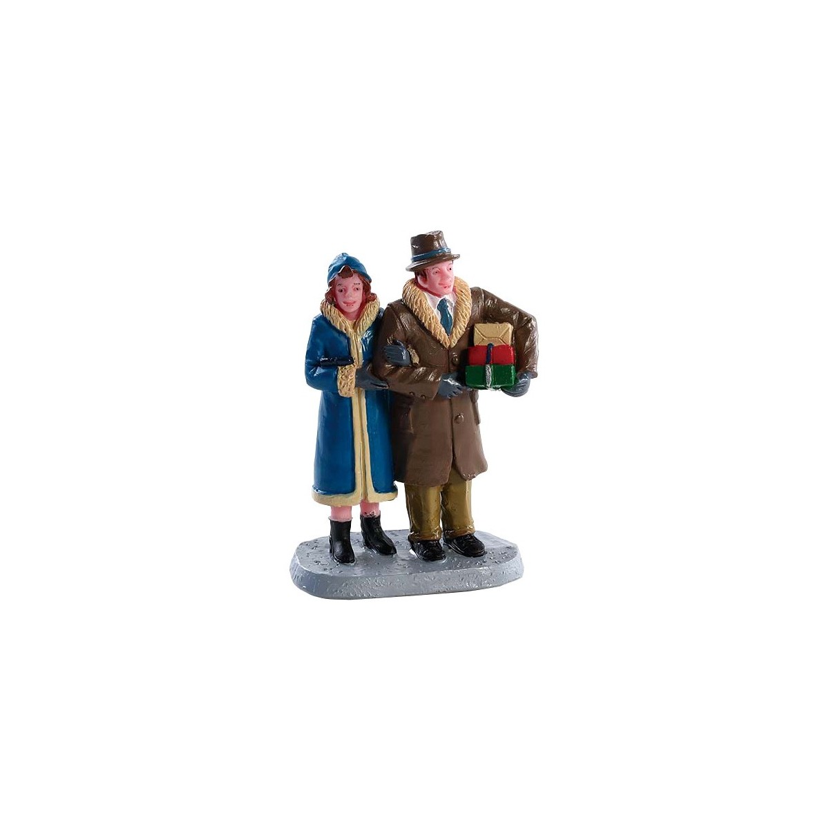 Courses de Noël en couple Lemax