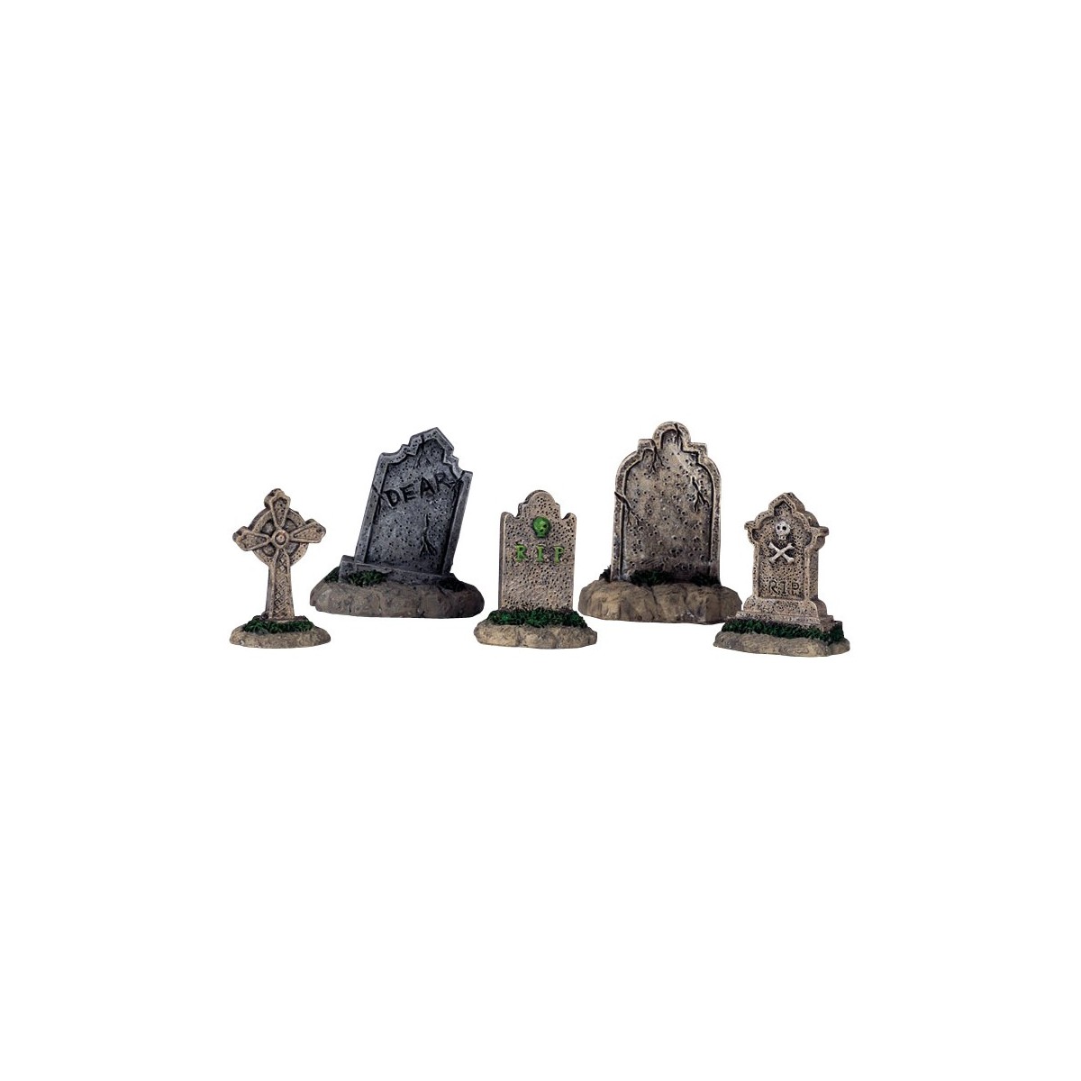 Pierres tombales lot de 5 Halloween Lemax