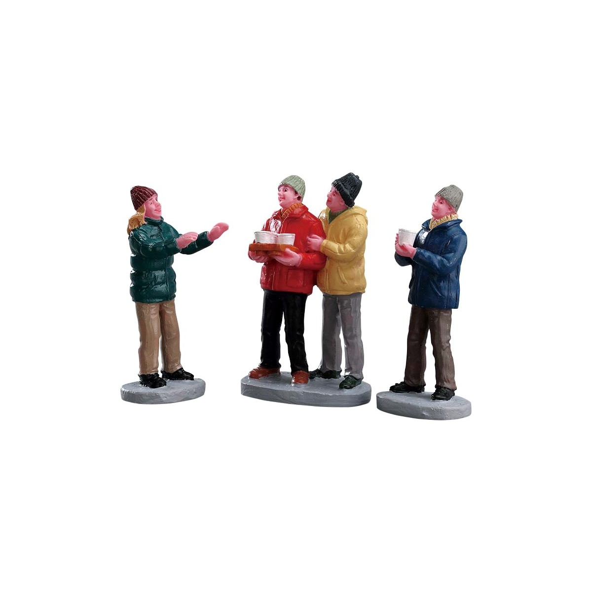 Distribution de cidre entre amis Lot de 3 Lemax