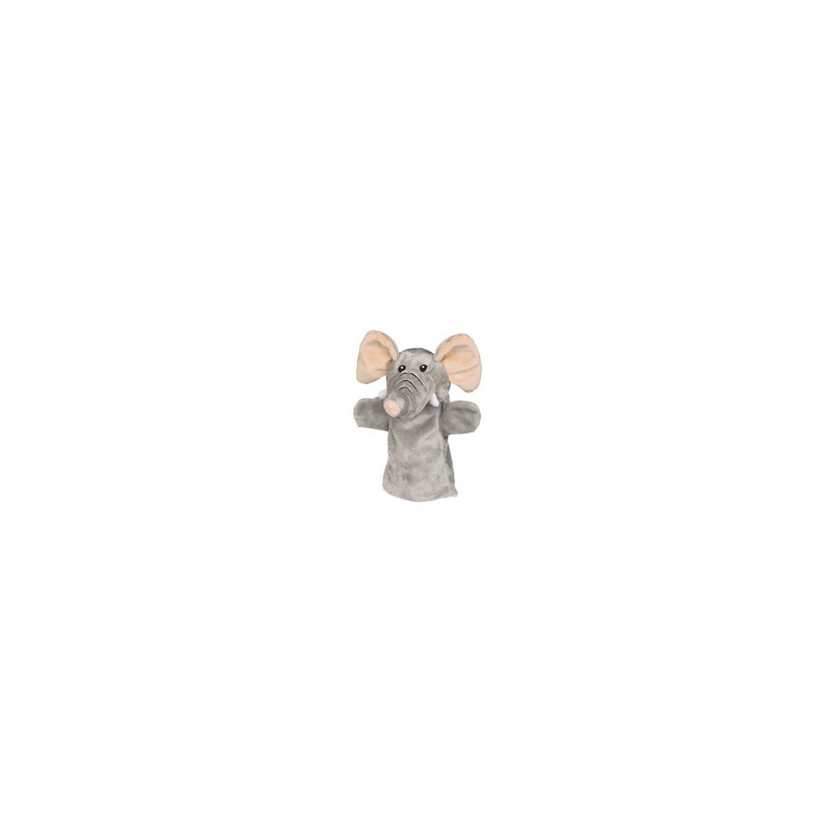 Marionnette à main en tissu éléphant 25 cm