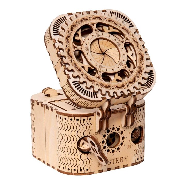 Maquette en bois animée Boîte à bijoux