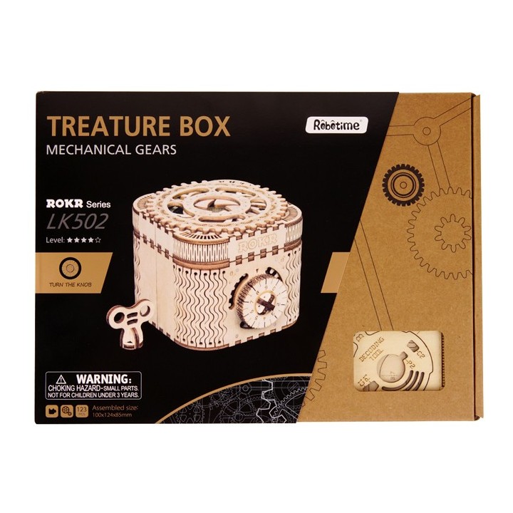 Maquette en bois animée Boîte à bijoux