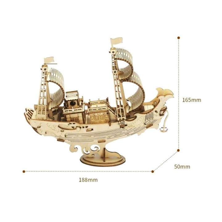 Maquette en bois Bateau japonais