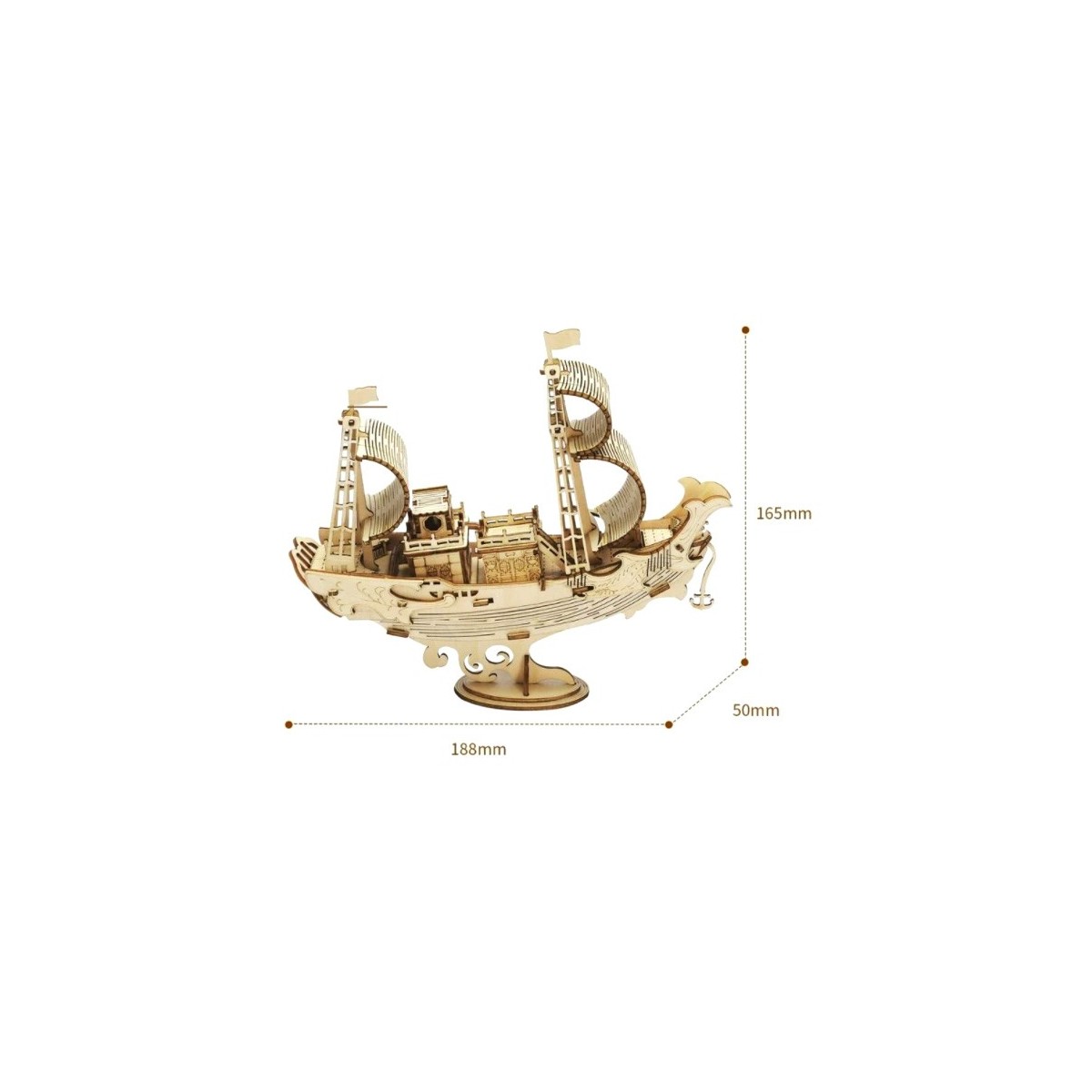 Maquette en bois Bateau japonais