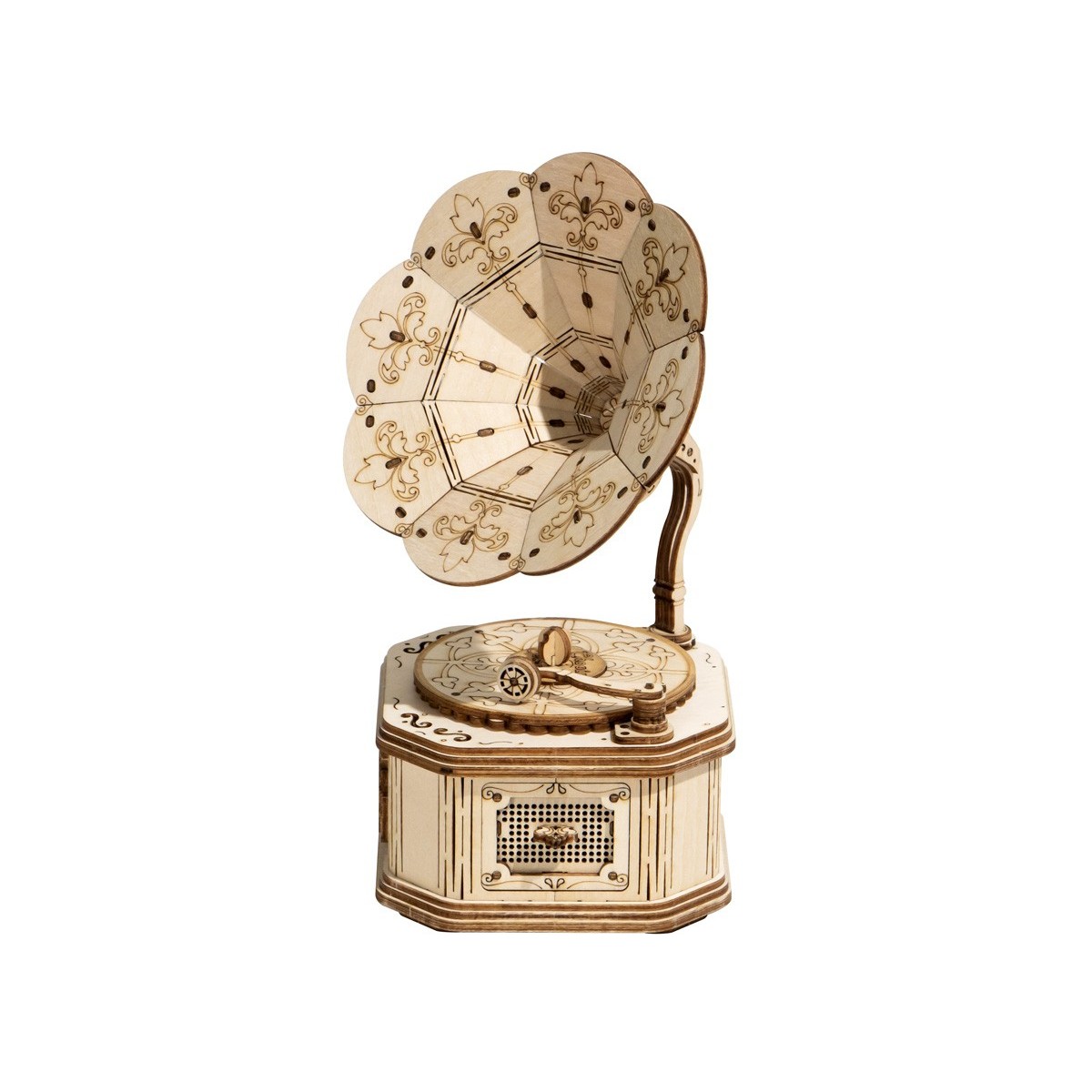 Maquette en bois Gramophone