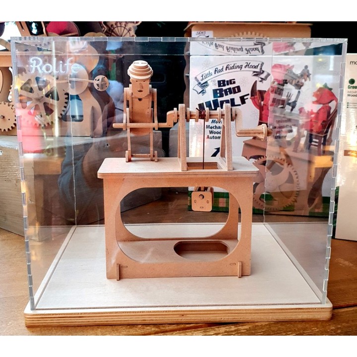Boîte transparente de présentation anti-poussière Petit format