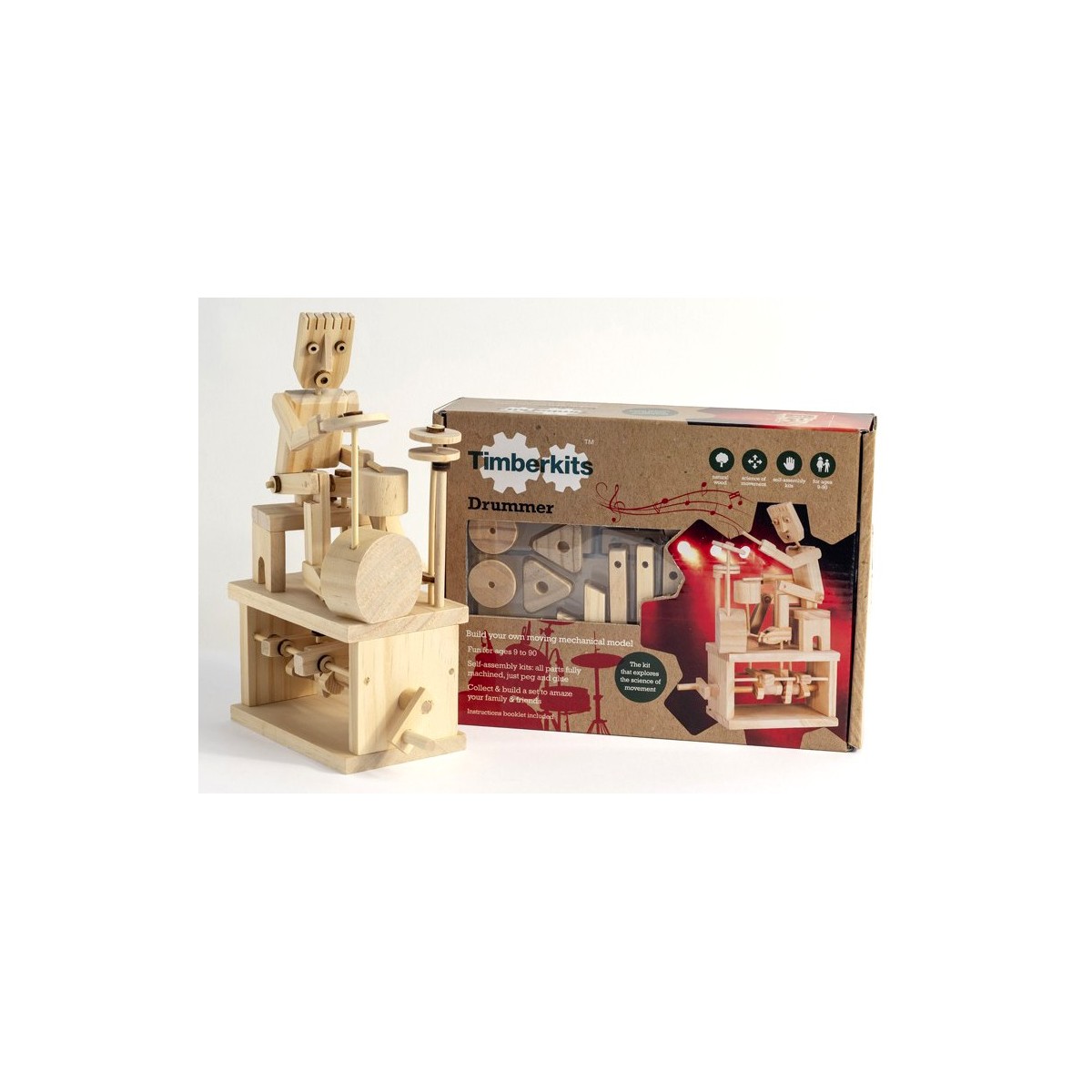 Automate en bois batteur en kit 22 cm