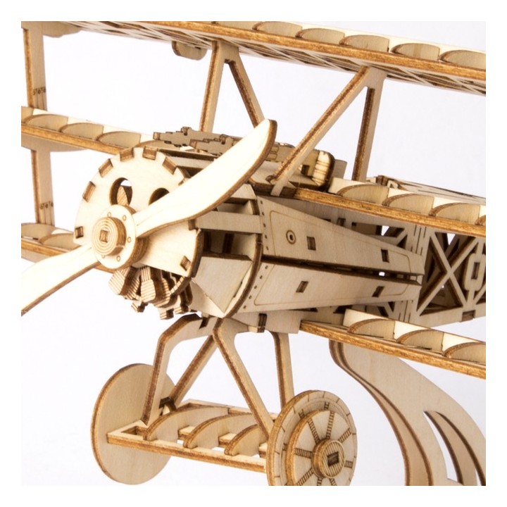 Maquette en bois Avion Triplan
