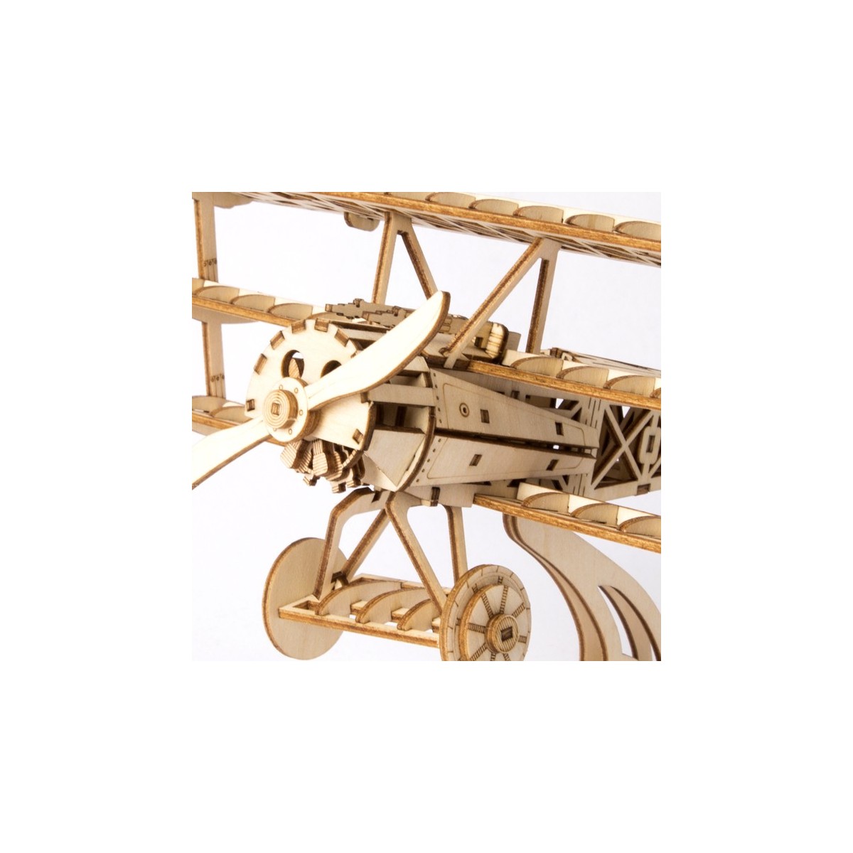 Maquette en bois Avion Triplan