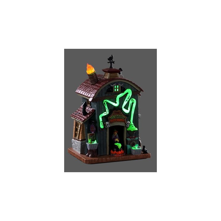 Maison lumineuse Fabrique de potions Lemax Halloween