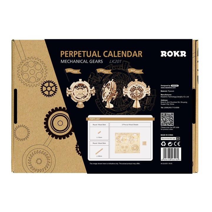 Maquette en bois Calendrier circulaire