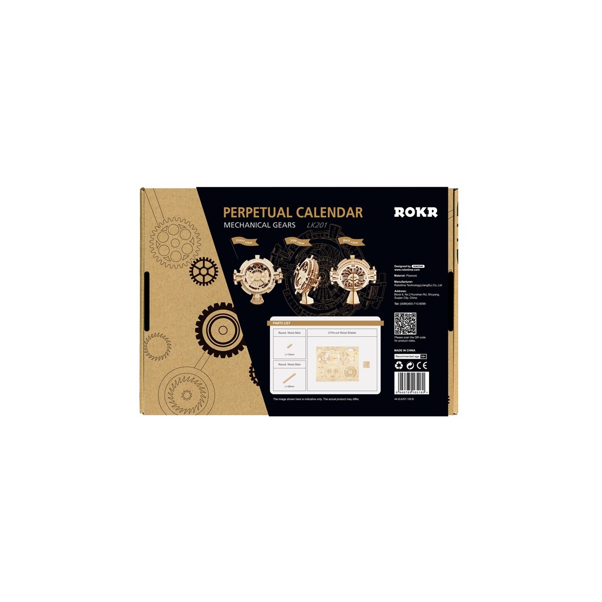 Maquette en bois Calendrier circulaire