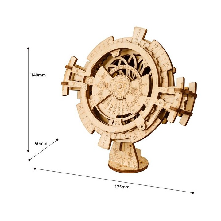 Maquette en bois Calendrier circulaire