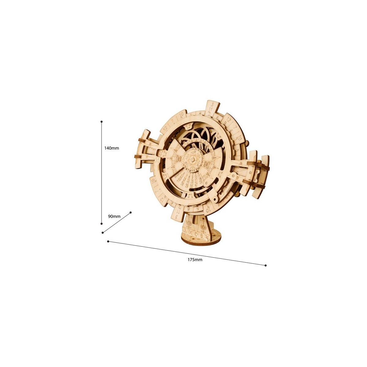 Maquette en bois Calendrier circulaire
