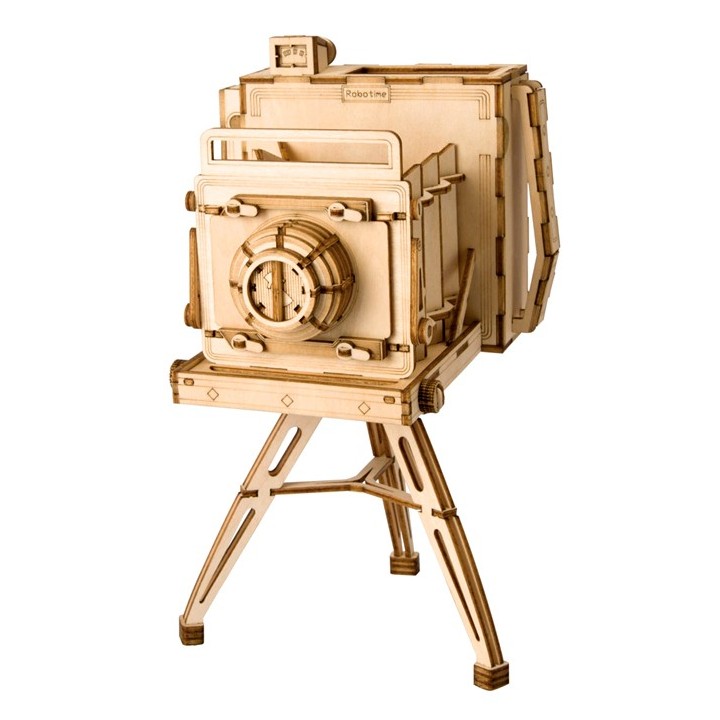 Maquette en bois Appareil photo ancien