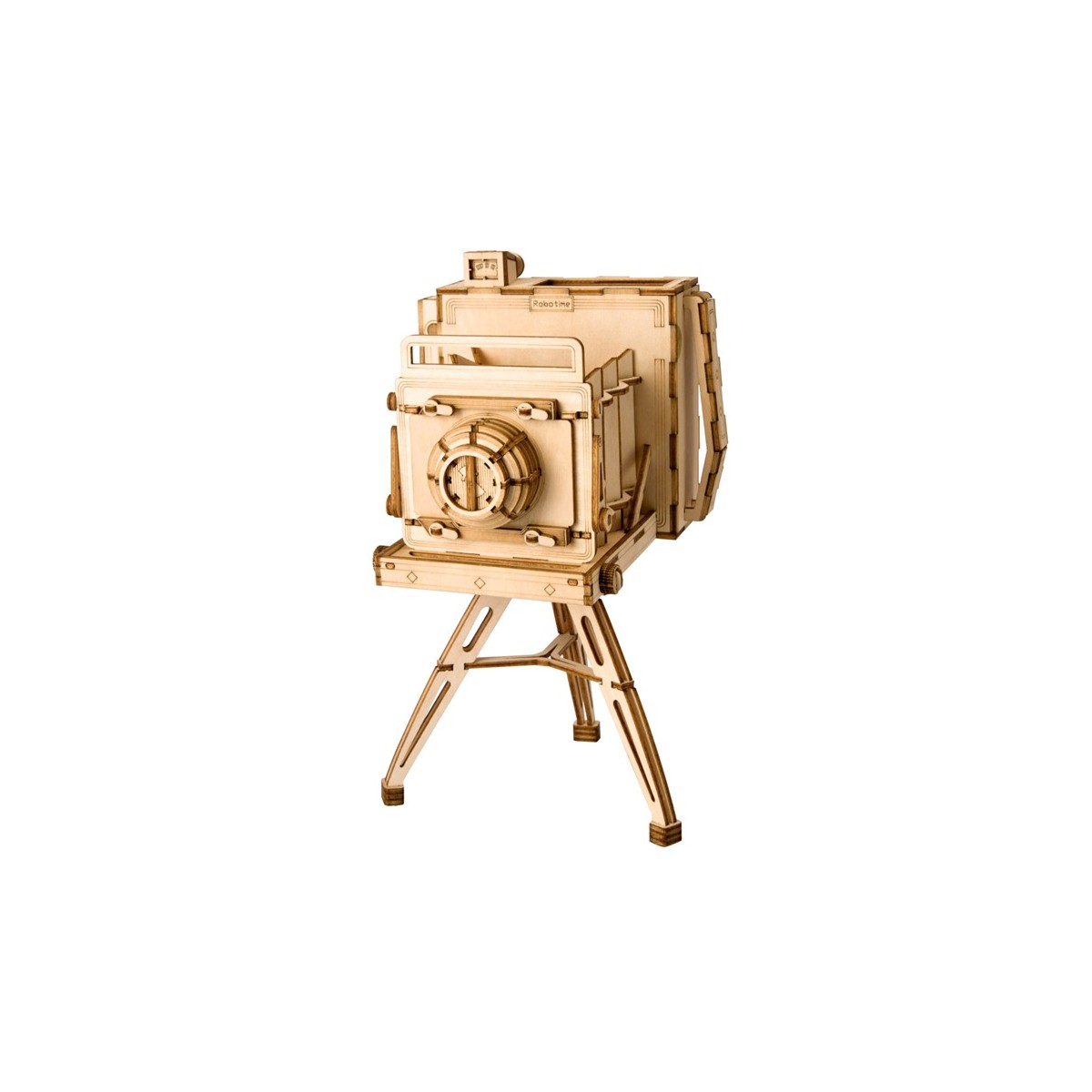 Maquette en bois Appareil photo ancien