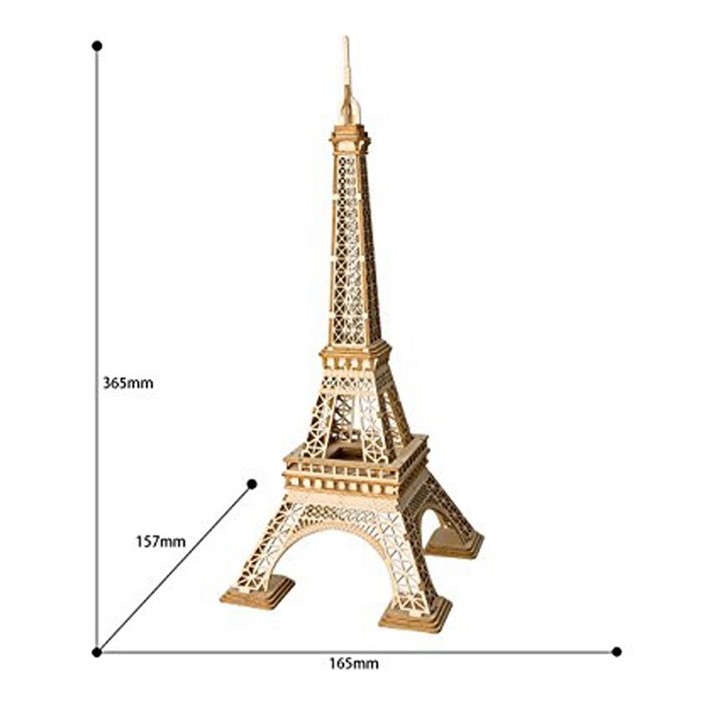 Maquette en bois Tour Eiffel