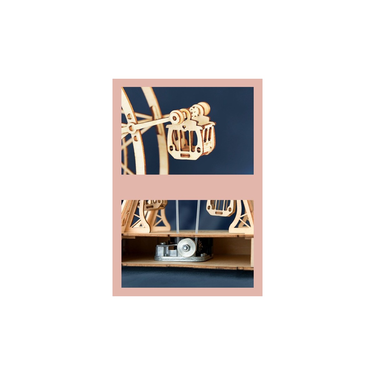 Maquette en bois Grande roue musicale