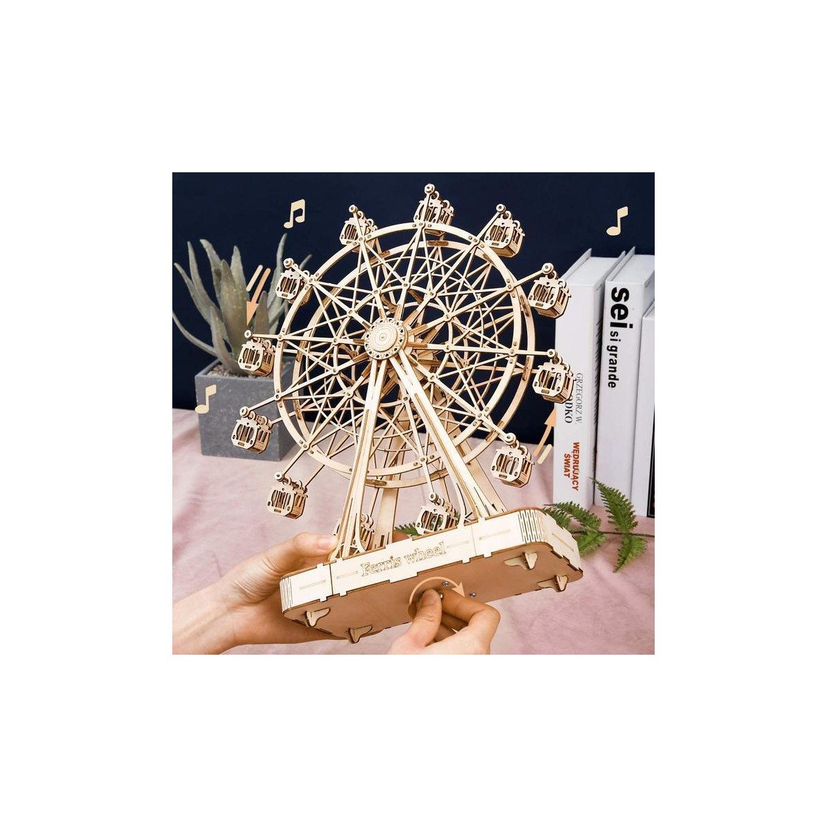 Maquette en bois Grande roue musicale