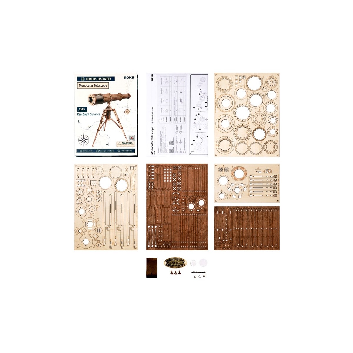 Maquette en Bois Longue-vue fonctionnelle